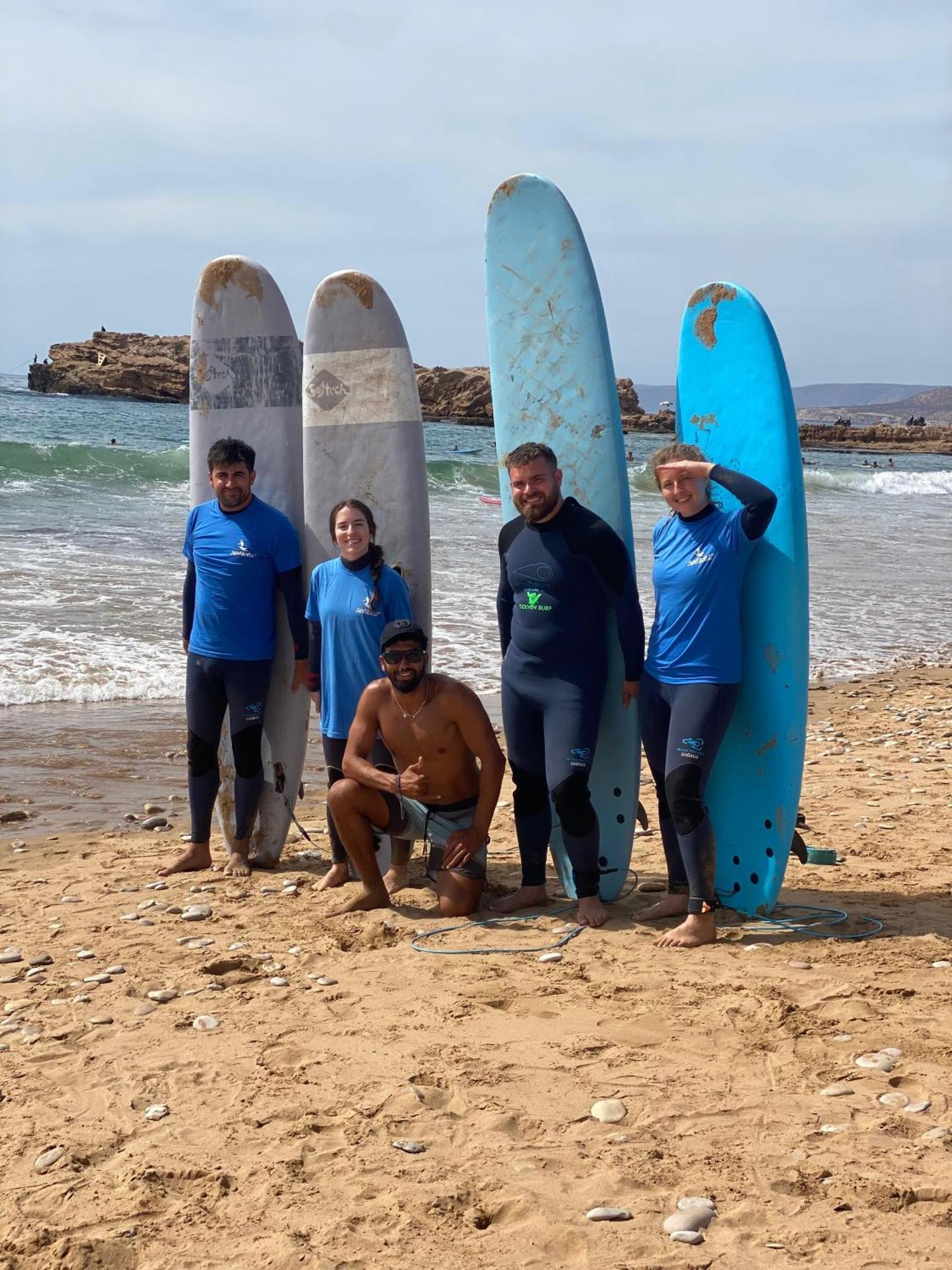 Santacruz Surf Camp Vandrerhjem Tamraght Eksteriør bilde